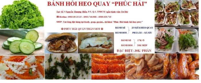 Hình ảnh bánh hỏi heo quay thơm ngon tại Phúc Hải