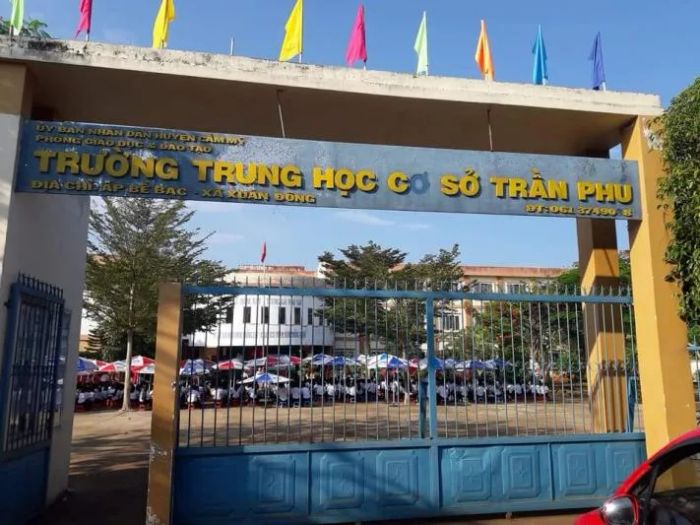 Những góc hình ấn tượng về Trường THCS Trần Phú