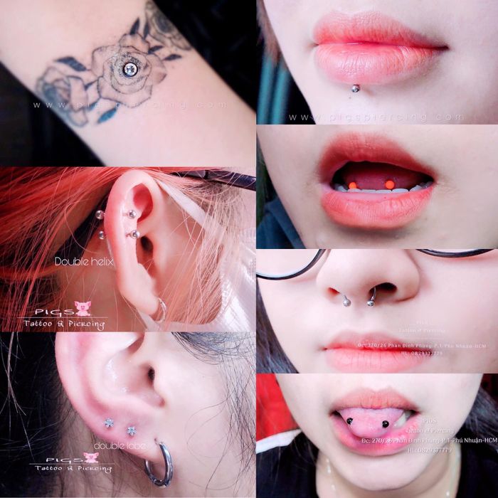 Không gian sáng tạo đầy cảm hứng tại Pigs Piercing