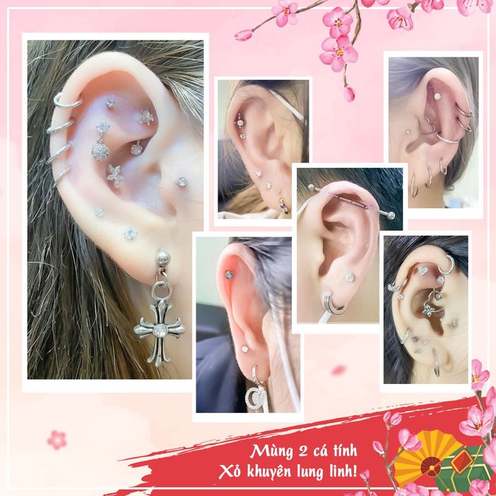 Bộ sưu tập khuyên độc đáo tại LaLand Piercing