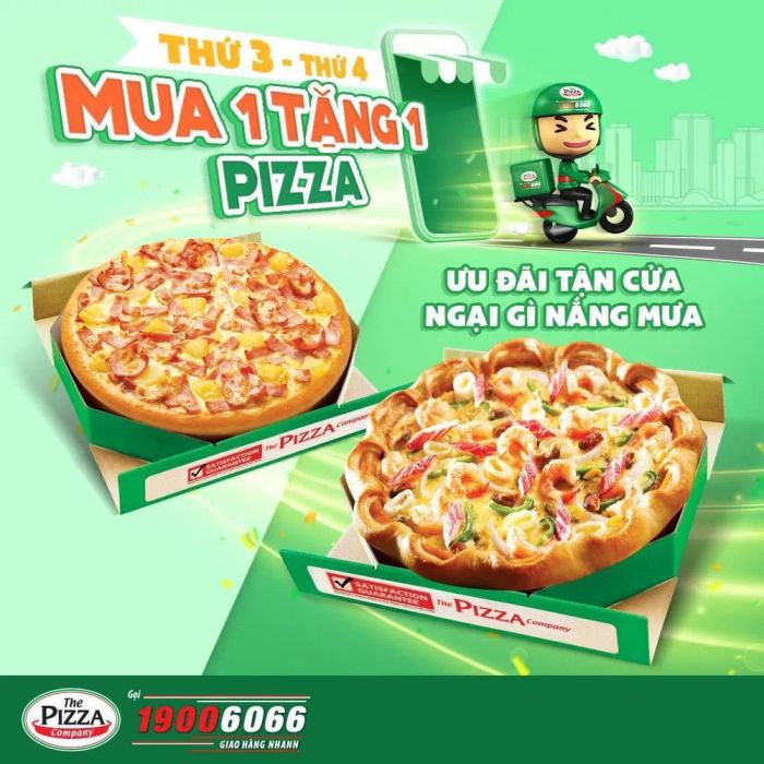 Những chiếc pizza hảo hạng tại The Pizza Company