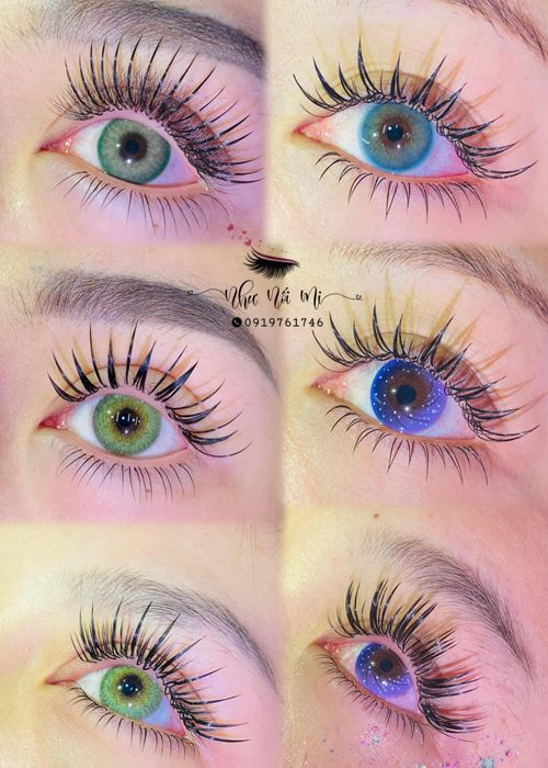 Thành phẩm nối mi đạt chuẩn tại Như Eyelash