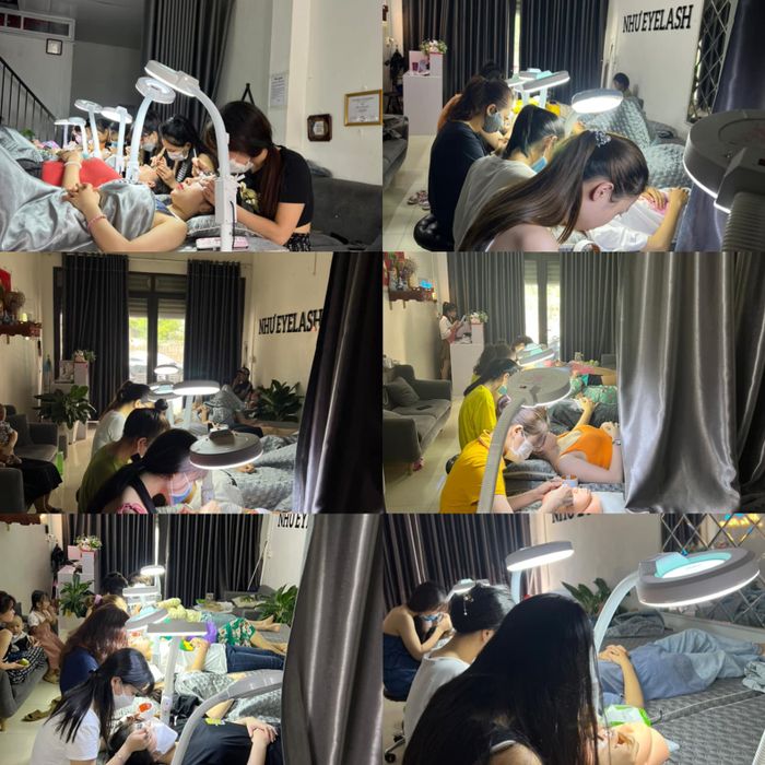 Hình ảnh lớp học thực tế tại Như Eyelash