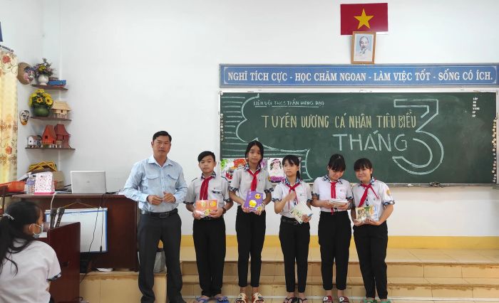 Hoạt động sôi nổi của học sinh THCS Trần Hưng Đạo