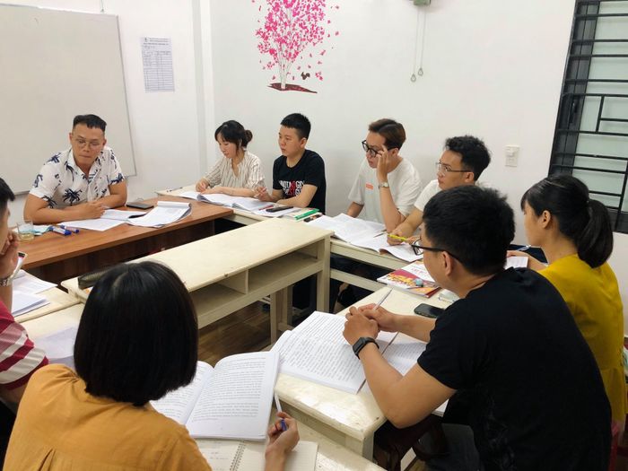 Hình ảnh lớp học tại Trung Tâm Tiếng Trung Mỹ Đức