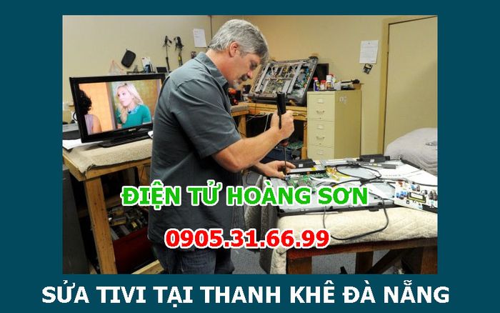Không gian làm việc hiện đại đạt chuẩn tại xưởng sửa chữa Điện Tử Hoàng Sơn