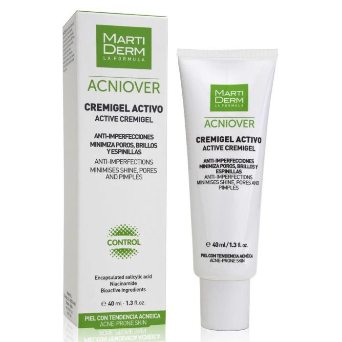 Kem Dưỡng Kiểm Soát Nhờn và Se Lỗ Chân Lông MartiDerm Acniover Cremigel Active - Ảnh minh họa 2