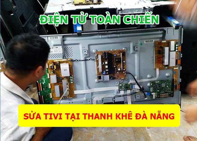 Hình ảnh quy trình sửa chữa tivi minh bạch tại Điện Tử Toàn Chiến