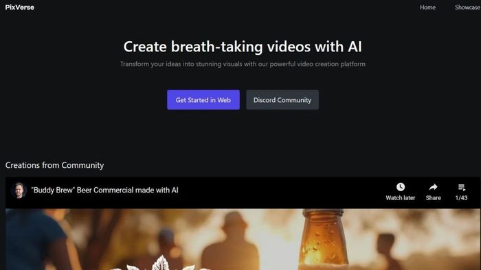 PixVerse có gói dịch vụ miễn phí hay không?