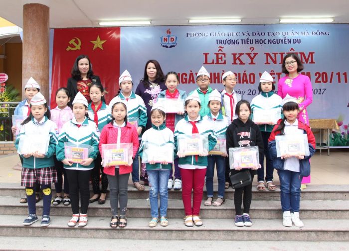 Góc nhìn toàn cảnh về cơ sở vật chất hiện đại của Trường Tiểu học Nguyễn Du