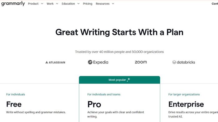 Phân tích chi tiết mức giá các gói Grammarly