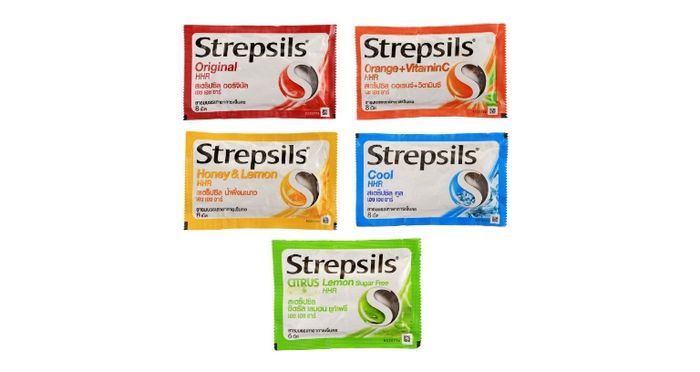 Hình ảnh kẹo ngậm trị ho Strepsils Original