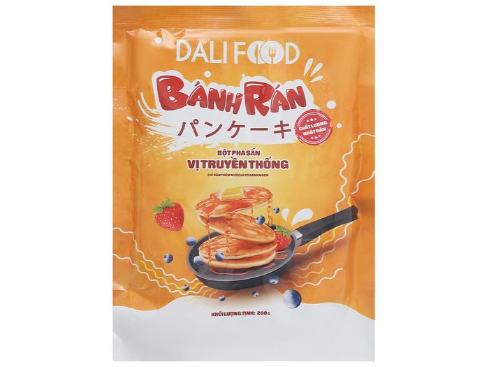 Bột bánh rán Dali Food - Bao bì 200g tiện dụng