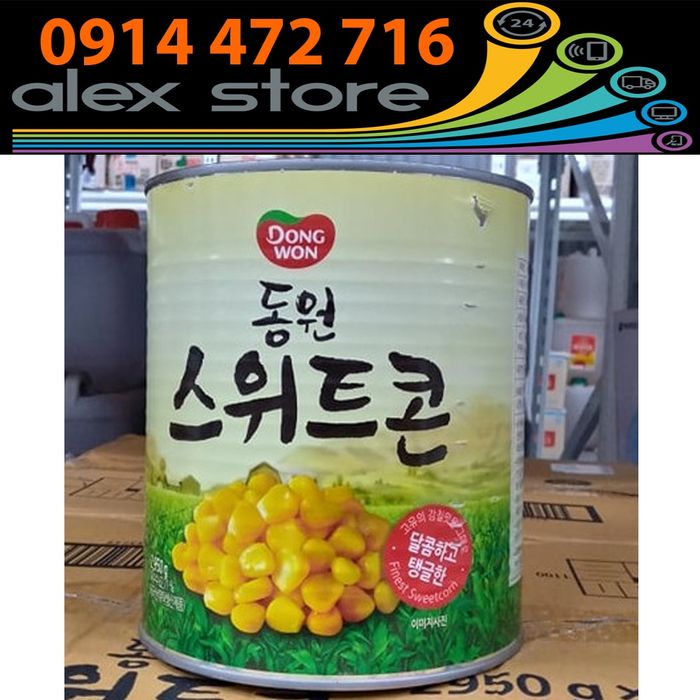 Hình ảnh Ngô Ngọt Đóng Hộp Dongwon Hàn Quốc chính hãng