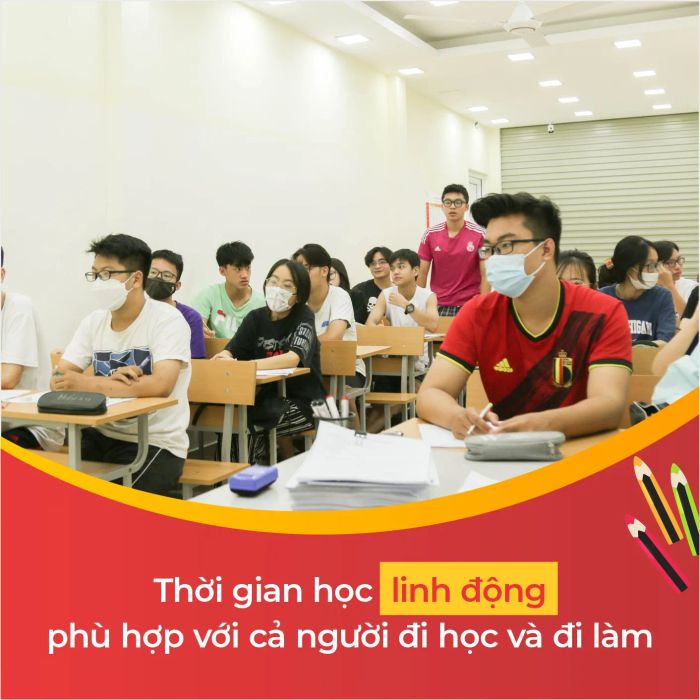 Hình ảnh lớp học TOEIC tại trung tâm (Nguồn: Anh Ngữ Quốc Tế PEC)