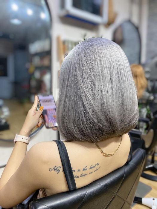 Hình ảnh tác phẩm nhuộm tóc ấn tượng tại Hair Salon Hiền Nguyễn