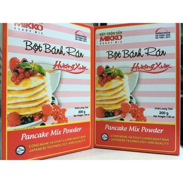 Hình ảnh bột bánh rán Mikko Hương Xưa - Bao bì bắt mắt