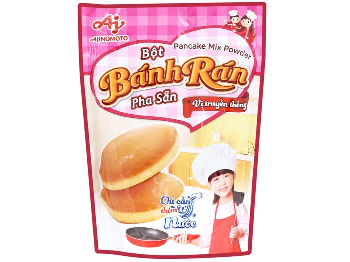 Bột bánh rán Ajinomoto - Bao bì sang trọng, tiện dụng