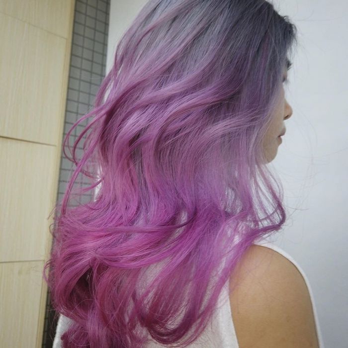 Tác phẩm nhuộm tóc nghệ thuật tại Salon New Style