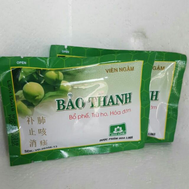 Hình ảnh kẹo ngậm trị ho Bảo Thanh