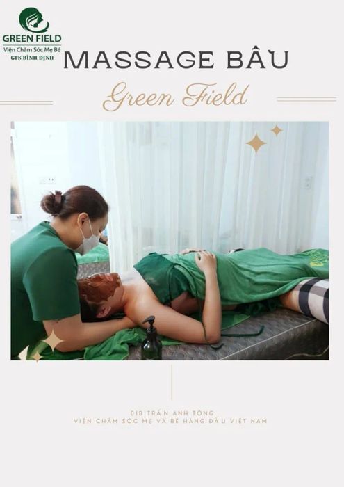 Hình ảnh liệu trình chăm sóc mẹ bầu chuyên nghiệp tại Green Field
