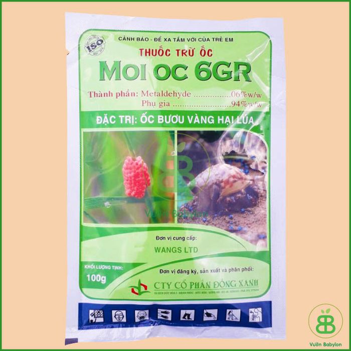 Thuốc diệt, trừ, trị ốc Moi Oc (ảnh 2)