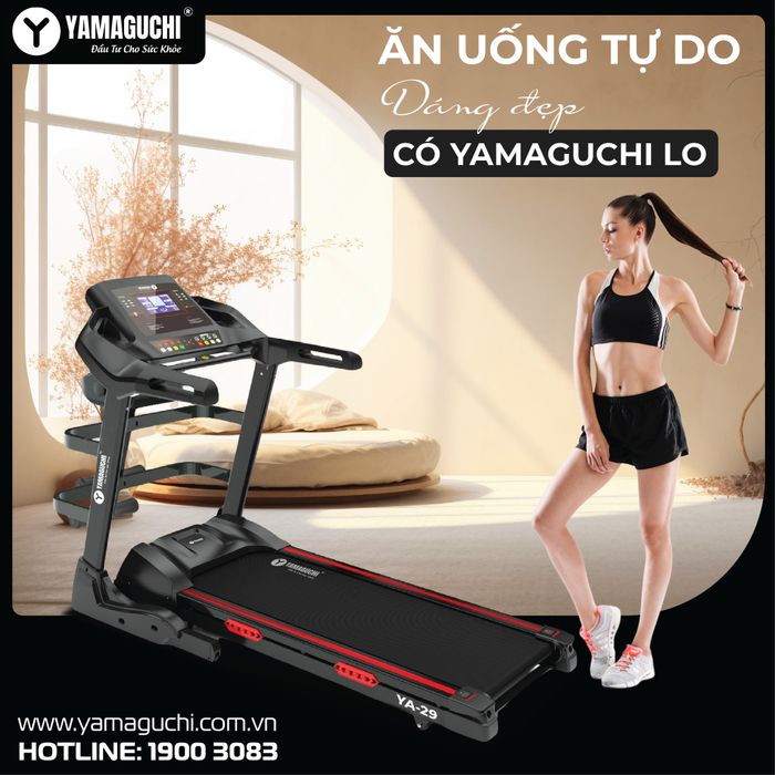 Máy chạy bộ điện Yamaguchi - Đáp ứng mọi nhu cầu tập luyện của bạn