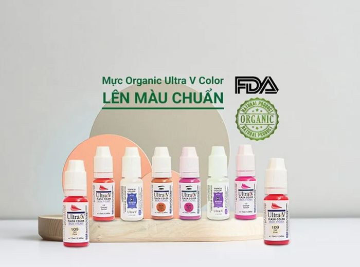 Hình ảnh minh họa mực xăm Ultra-V Colour