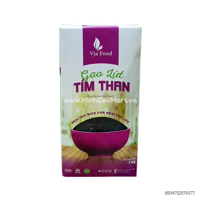 Gạo Lứt Tím Than Vja Food - Túi 1kg sang trọng