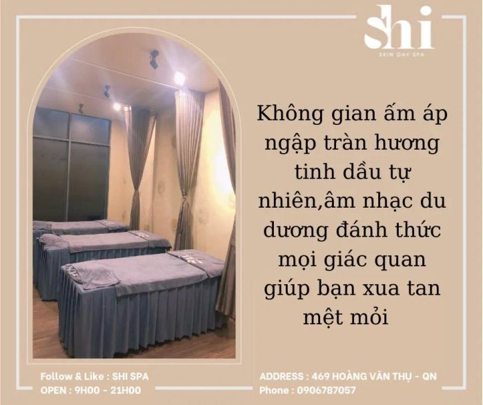 Hình ảnh không gian thư giãn sang trọng tại SHI SPA