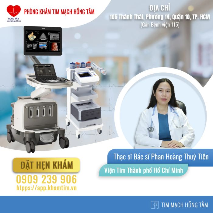 Hình ảnh hệ thống máy móc tại Phòng Khám Tim Mạch Hồng Tâm