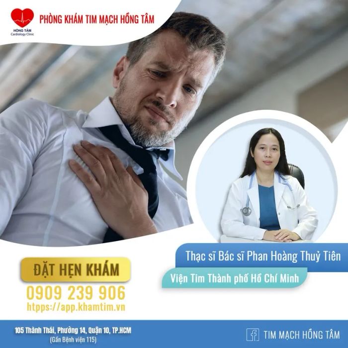 Hình ảnh không gian hiện đại tại Phòng Khám Tim Mạch Hồng Tâm