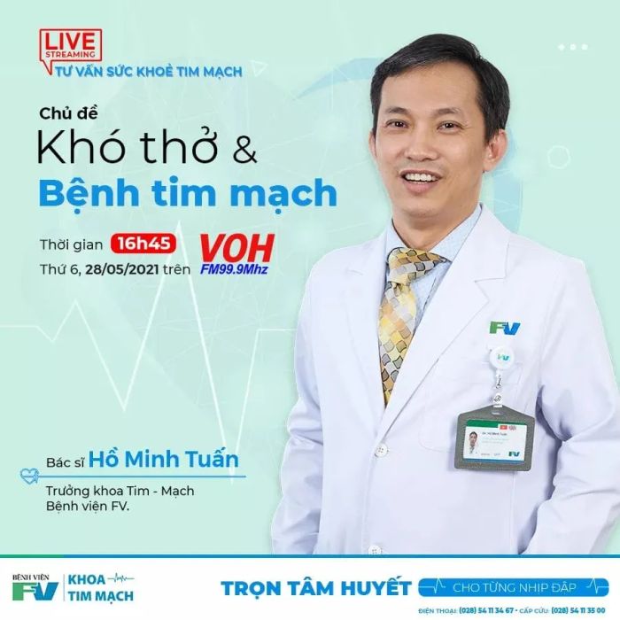 Chân dung Thạc sĩ - Bác sĩ Hồ Minh Tuấn - Chuyên gia tim mạch can thiệp
