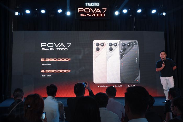 Bảng giá chính thức của TECNO POVA 7 tại Việt Nam