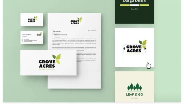 Mockup hệ thống nhận diện thương hiệu