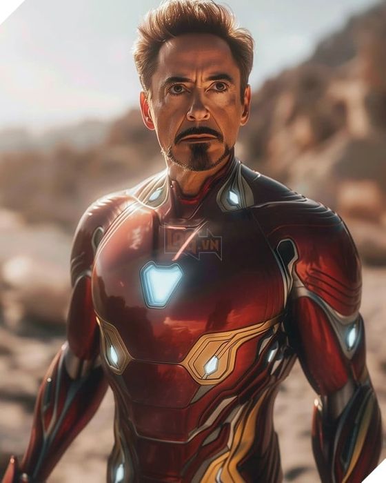 Robert Downey Jr. hóa thân thành Người Sắt (Iron Man) trên màn ảnh.