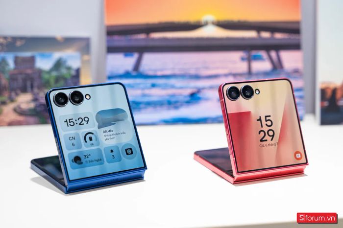 Màn hình phụ trên Galaxy Z Flip7 được mở rộng hơn