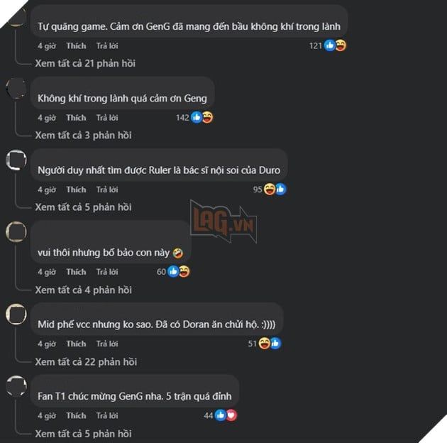 Hàng loạt lời 'tri ân' Gen.G vì đã đánh bại T1