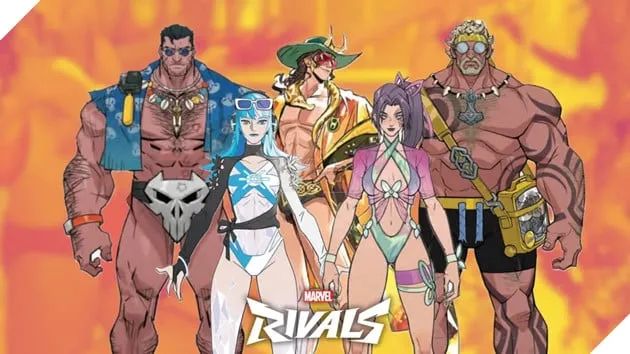 tính đến thời điểm hiện tại, Marvel Rivals chỉ mới công bố 5 mẫu trang phục mùa hè