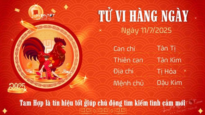 Xem tử vi hàng ngày 11/7/2025 của 12 con giáp - Tuổi Dậu