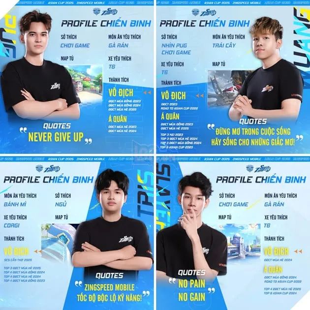 Viết Nên Trang Sử Mới - Đội Tuyển Zingspeed Mobile Việt Nam Với Quyết Tâm Gấp Đôi Tại Asian Cup 2025