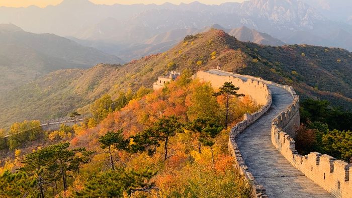 Khí hậu Bắc Kinh tháng 9 khoác lên sắc thu vàng mộng mơ