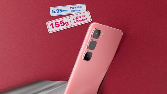 Infinix Hot 60 Pro Plus gây ấn tượng với thiết kế mỏng nhẹ đáng kinh ngạc