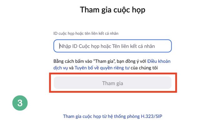 Các thao tác tham gia Zoom bằng PC - Giai đoạn 3