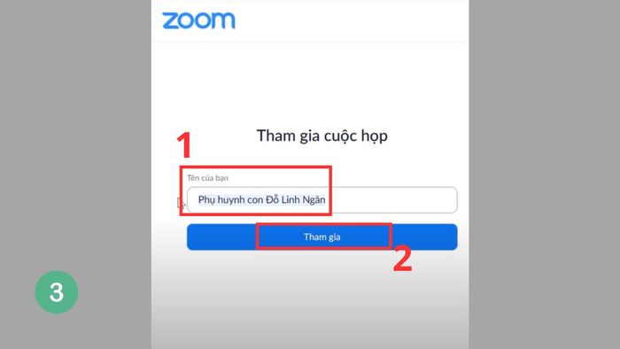 Hướng dẫn sử dụng Zoom trên trình duyệt - Giai đoạn 3