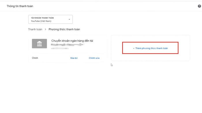 Hướng dẫn chi tiết rút tiền YouTube Cash - bước ba