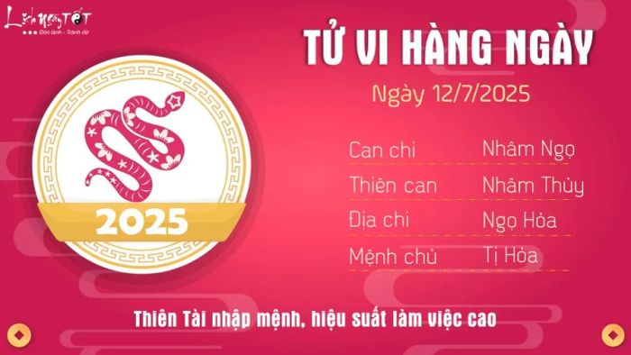6 Tu vi hang ngay 12-7-2025 - Ti
