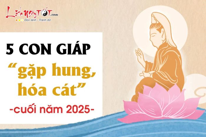 Top 5 con giáp đổi vận cuối năm 2025