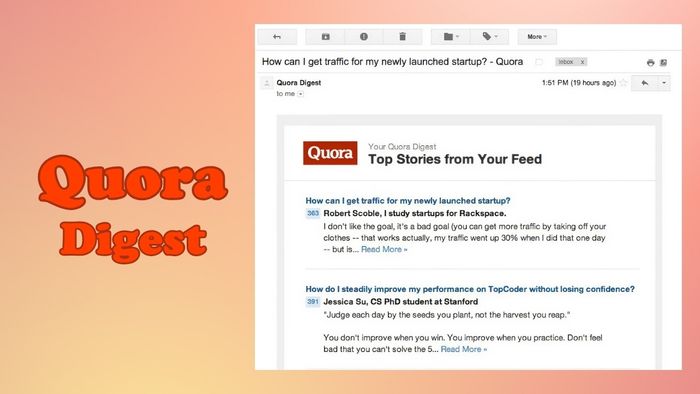 Bạn đã hiểu rõ về Quora Digest chưa?