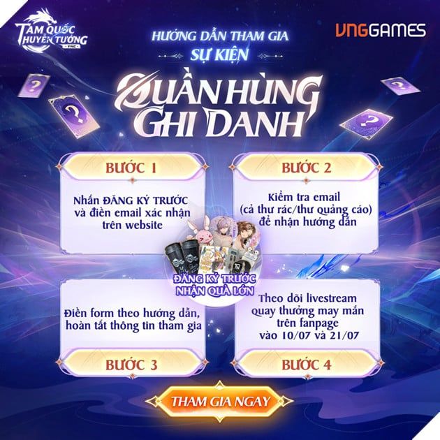 Cơ hội vàng rinh ngay iPhone 16 Pro Max - Khám phá bộ blindbox độc quyền cùng Tam Quốc Huyễn Tướng VNG 2